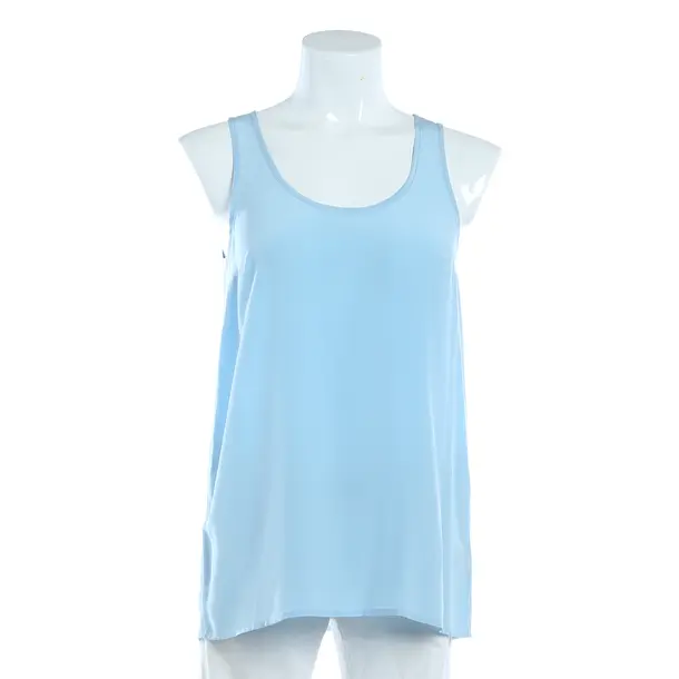 Top, in Light Blue, Silk, Lala Berlin