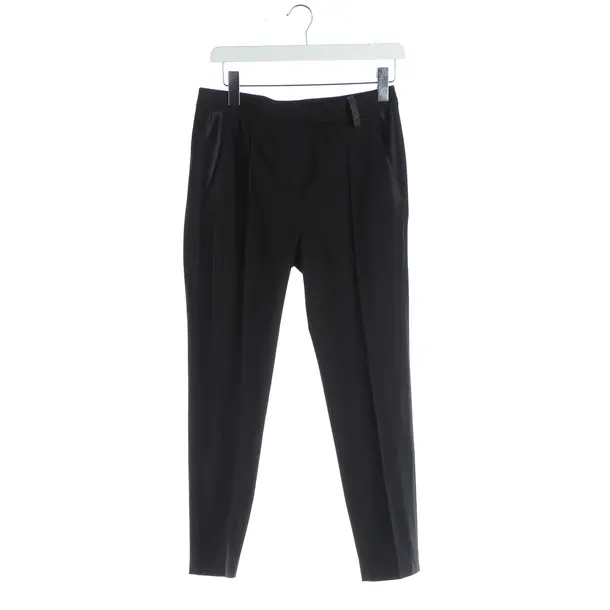 Pantaloni, in Nero, Lana, Brunello Cucinelli