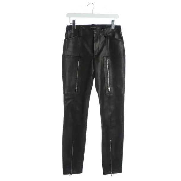 Pantaloni, in Marrone scuro, Pelle, Strenesse