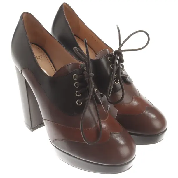 Ankle Pumps, in Dark Brown, Bally