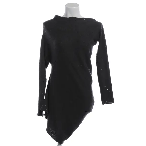Kleid, in Grau, Kaschmir, Brunello Cucinelli