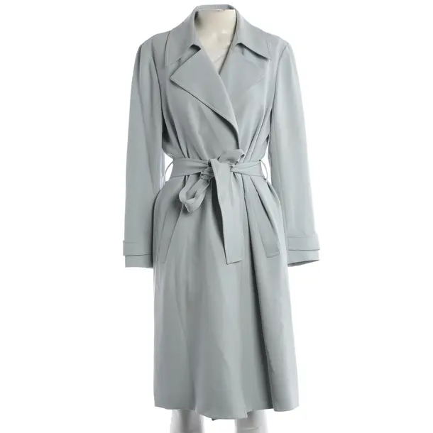 Mid-Season Coat, in Light Gray, Triacetate, Theory