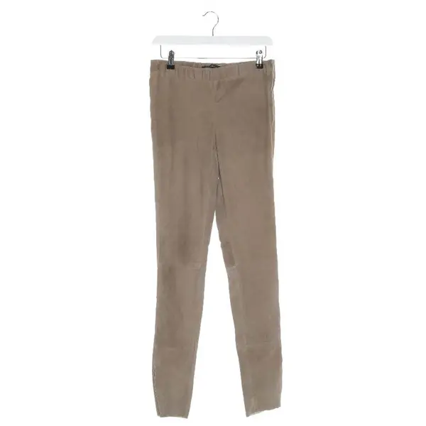 Leather Pants in White, Leather, ARMA