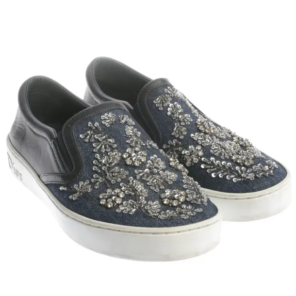 Loafers in Blue, , Dior
