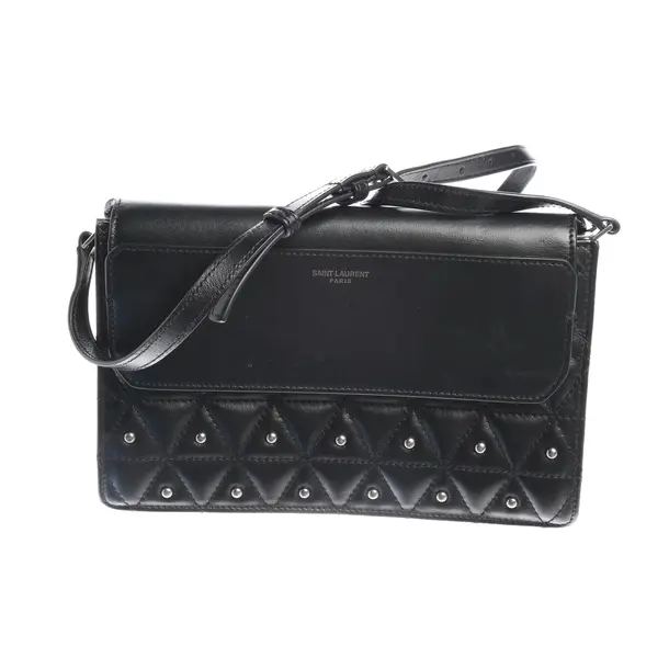 Crossbody Bag in Black, Leather, Saint Laurent