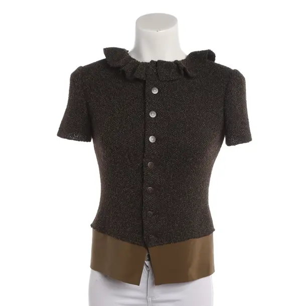 Blouse, in Green, Polyimide, Chanel