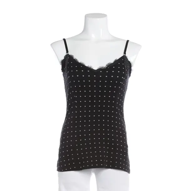 Top, in Black, Viscose, Marc Cain