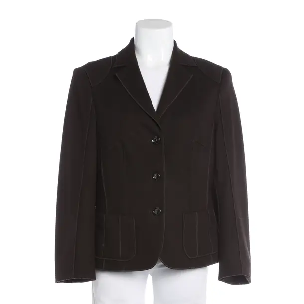 Blazer, in Dunkelbraun, Wolle, Luisa Cerano