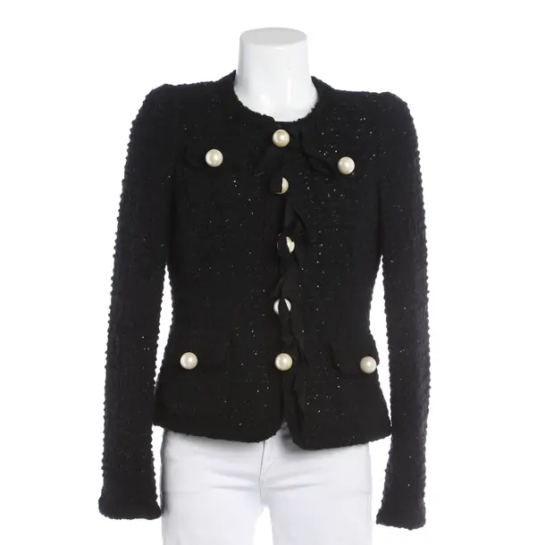 Blazer, in Black, Cotton, Maison Common