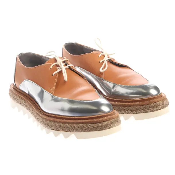 Halbschuhe in Metallic, , Brunello Cucinelli