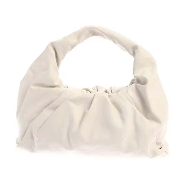 Handtasche in Weiß, Leder, Bottega Veneta