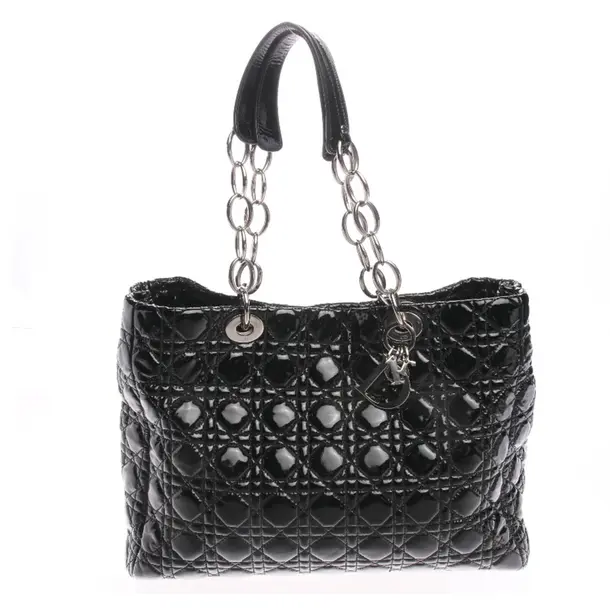 Handtasche in Schwarz, Leder, Dior