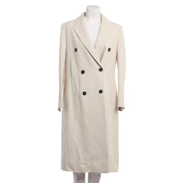 Winter Coat, in Cream, Viscose, Drykorn