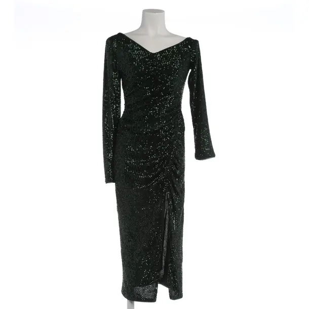 Cocktail Dress in Green, Polyester, self-portrait