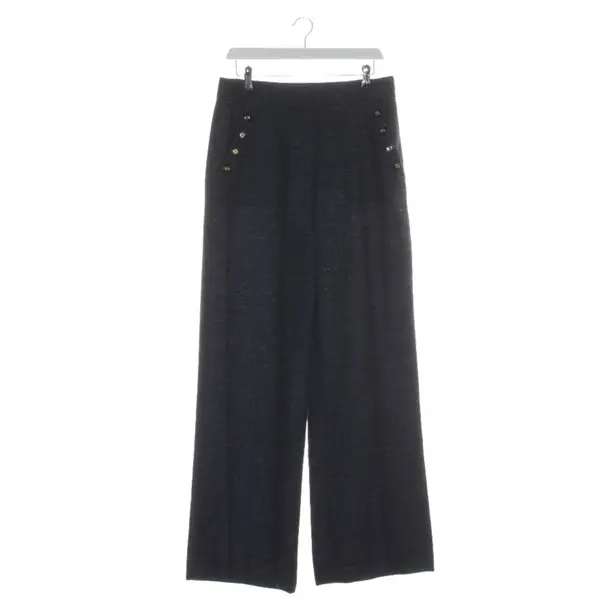 Pants, in Navy, Wool, Veronica Beard