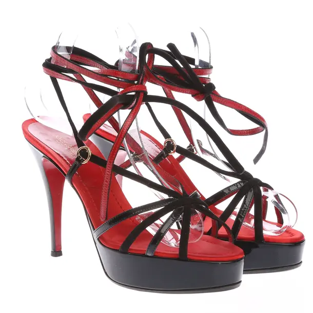 Heeled Sandals in Black, , Dolce & Gabbana