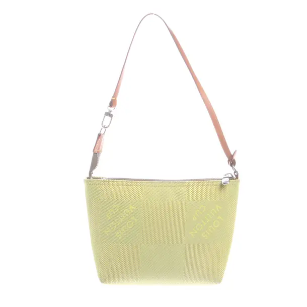 Shoulder Bag in Green, Cotton, Louis Vuitton