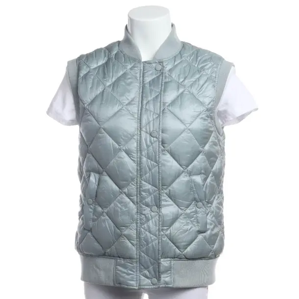 Vest, in Light Blue, Polyamide, Closed