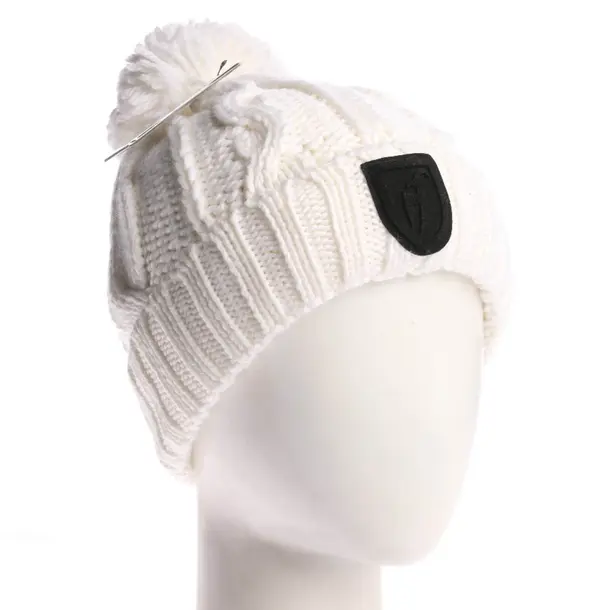 Beanie, in White, Wool, Toni Sailer
