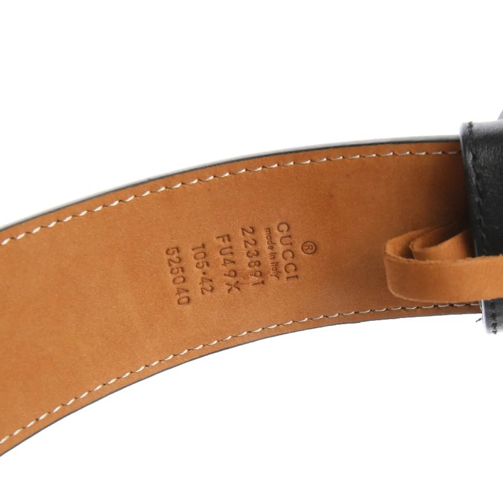 Belt Gucci Gucci 223891 Fu49x Leather Belt 223891 Fu49x Gucci NEW