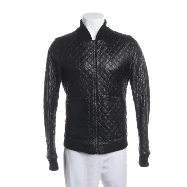 Übergangsjacke in Schwarz, Leder, Dolce & Gabbana