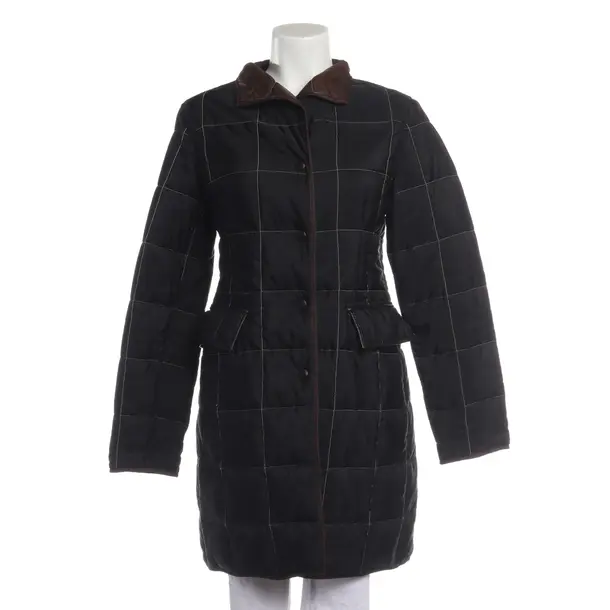 Mid-Season Coat in Black, Polyimide, Fay