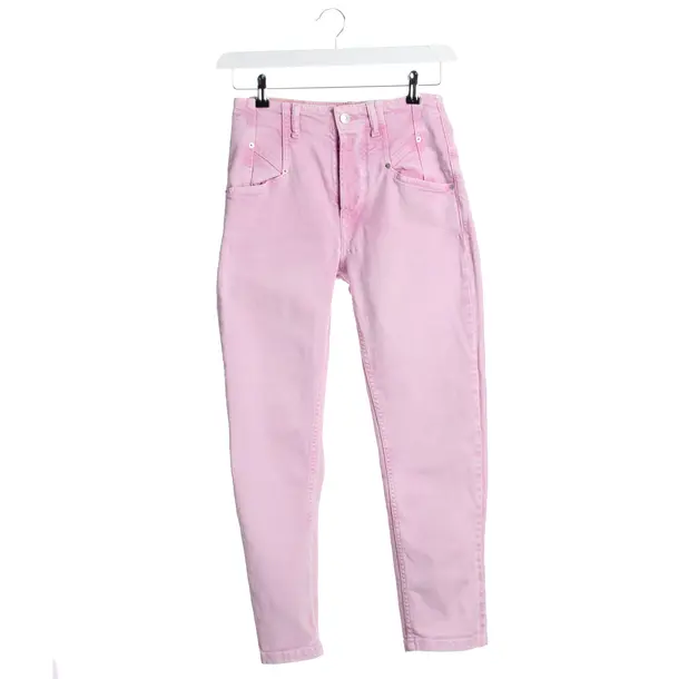 Straight Fit Jeans in Pink, Cotton, Isabel Marant