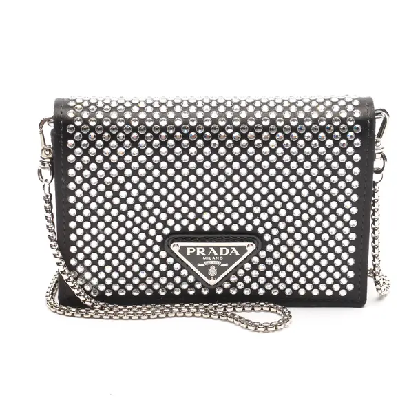 Evening Bag in Black, Polyamide, Prada