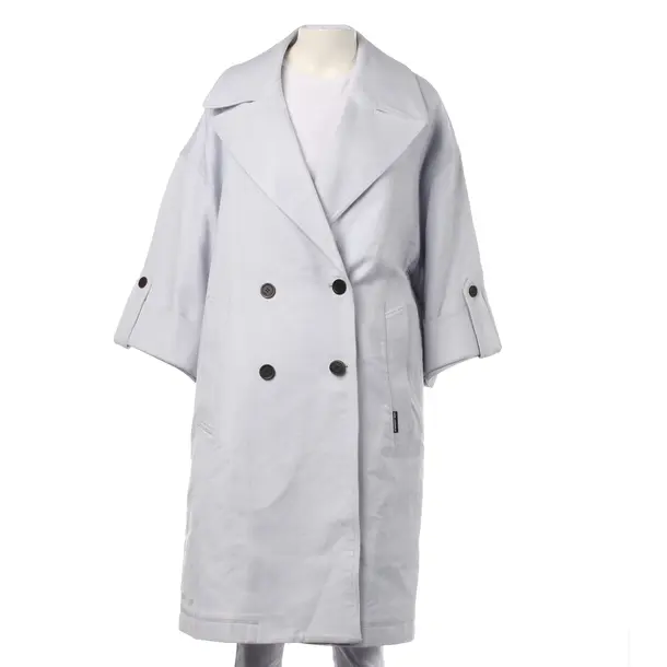 Summer Coat in Blue, Cotton, Karl Lagerfeld