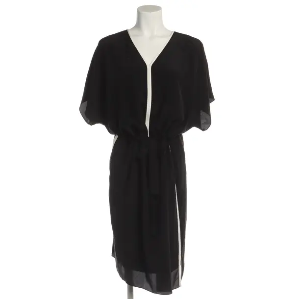 Kleid in Schwarz, Seide, Karl Lagerfeld