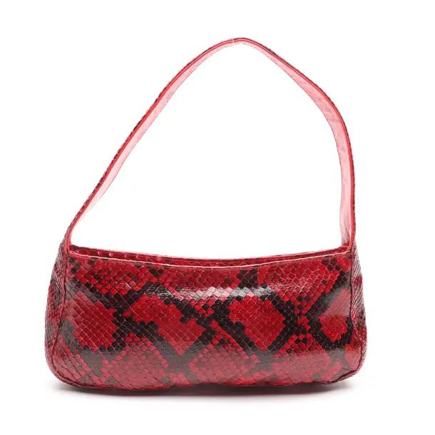 Handbag in Red, Leather, Reptile´s House