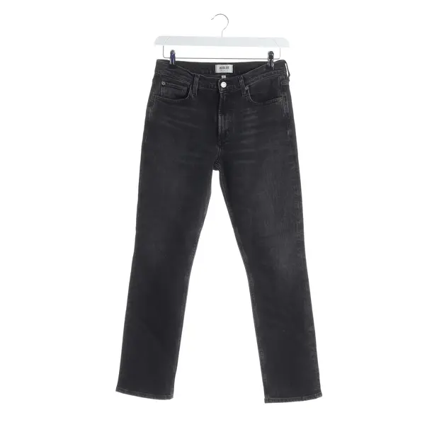 Jeans Straight Fit in Grau, Baumwolle, Agolde