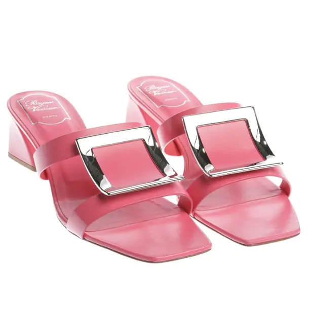 Sandaletten in Rosa, , Roger Vivier