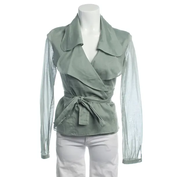 Blouse in Green, Cotton, Burberry