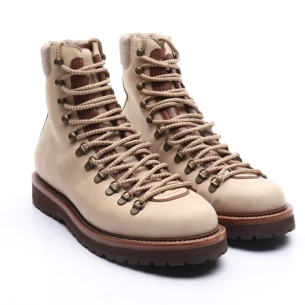 Boots in Weiß, , Brunello Cucinelli