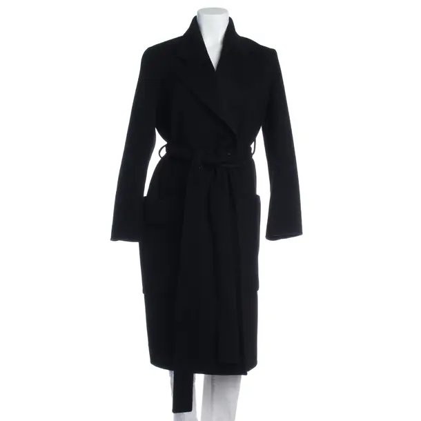 Mid-Season Coat in Black, Wool, Acne Studios