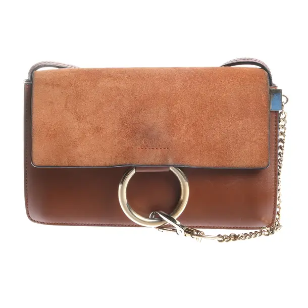 Schultertasche in Braun, Leder, Chloé