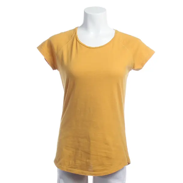 Shirt in Yellow, Cotton, Closed