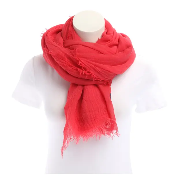 Shawl in Red, Cotton, Polo Ralph Lauren
