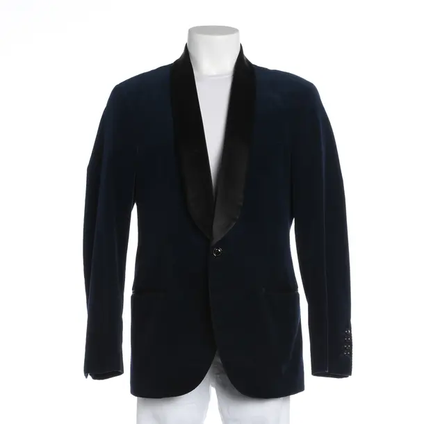 Blazer, in Navy, Cotton, Brunello Cucinelli