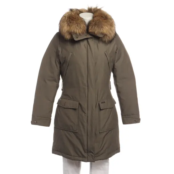 Winterjacke in Grün, Baumwolle, Woolrich