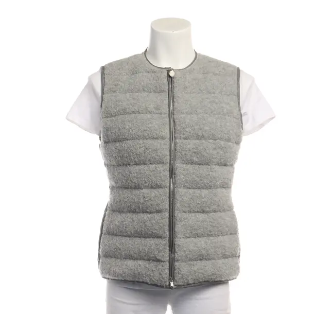 Vest in Gray, Polyamide, Fabiana Filippi