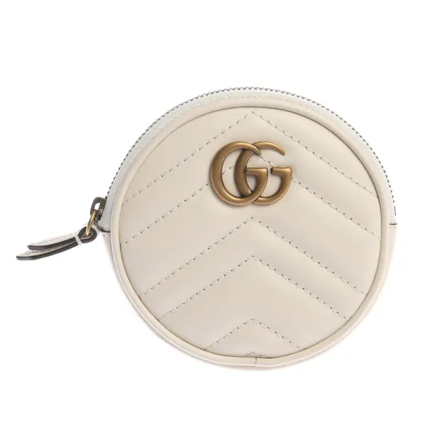 Pochette in White, Leather, Gucci
