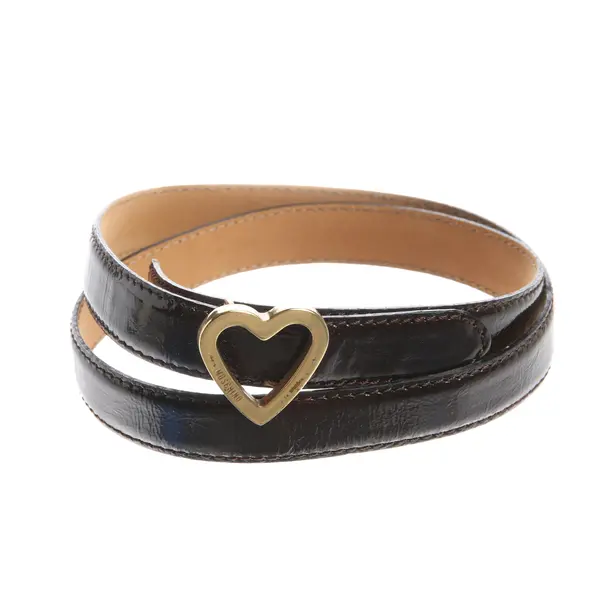 Belt in Brown, Leather, Moschino