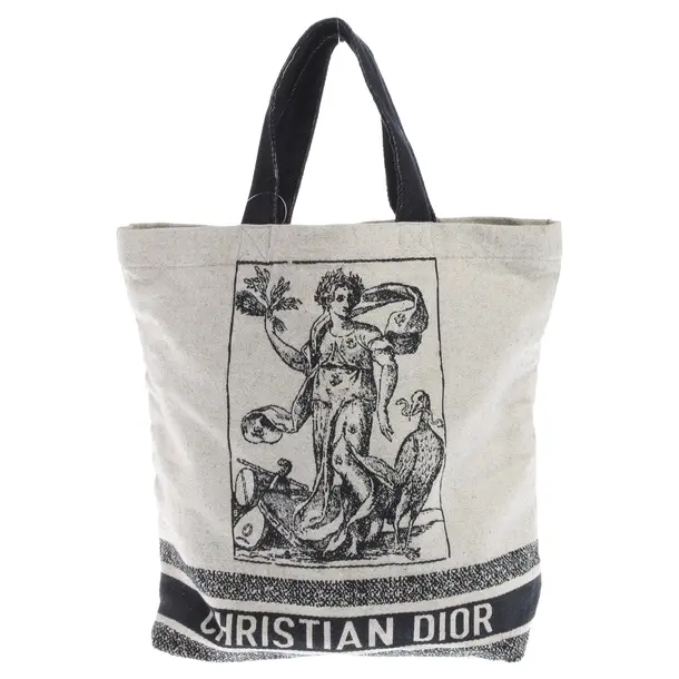 Handbag, in Light Gray, Cotton, Dior