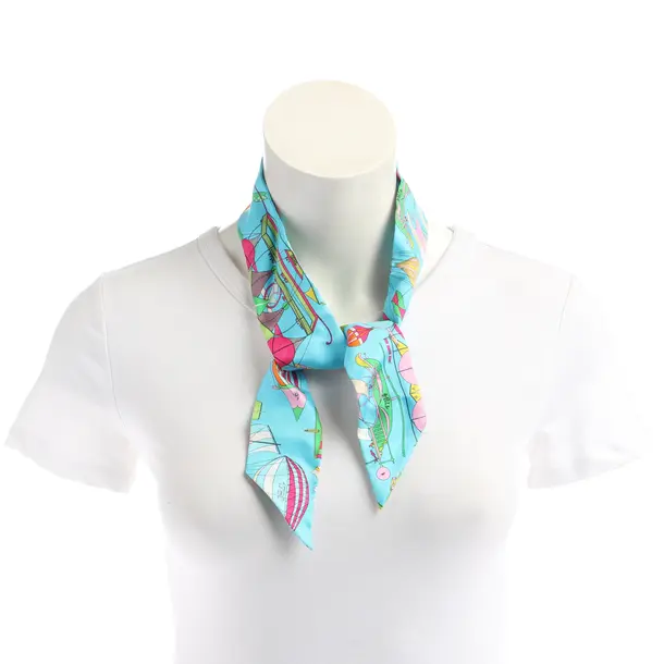 Shawl in Multicolored, Silk, Hermès