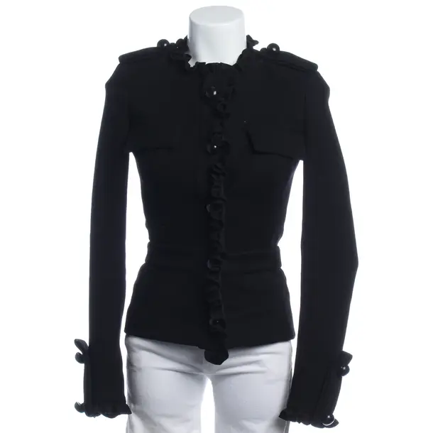 Übergangsjacke in Schwarz, Wolle, Balenciaga