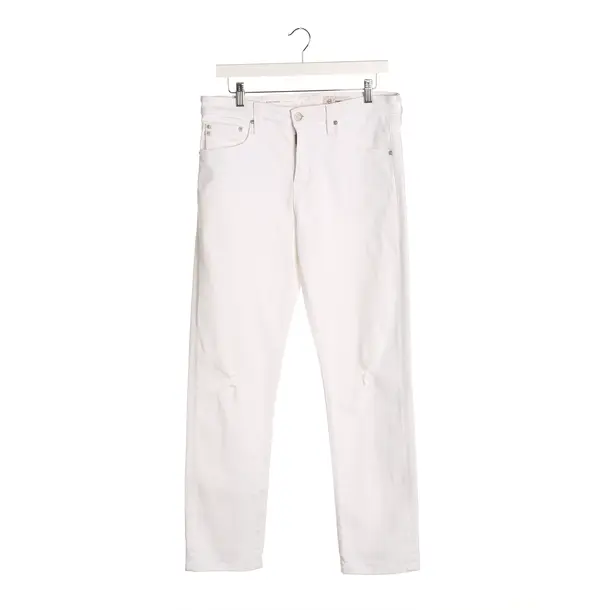 Jeans Skinny in Weiß, Baumwolle, Adriano Goldschmied