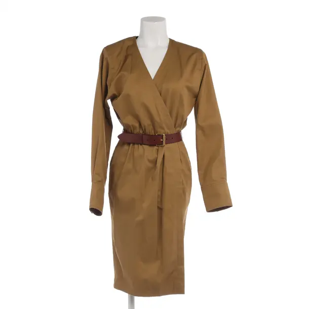 Kleid in Orange, Baumwolle, Saint Laurent