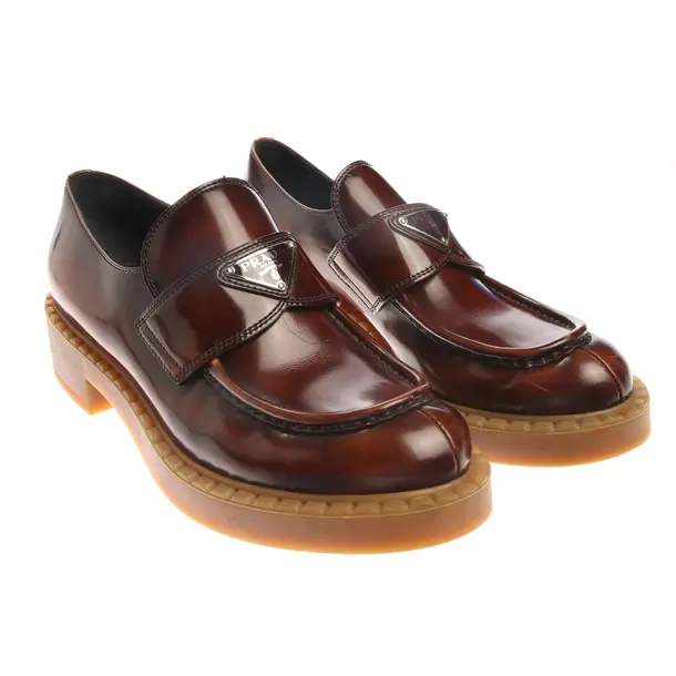Flats in Brown, , Prada